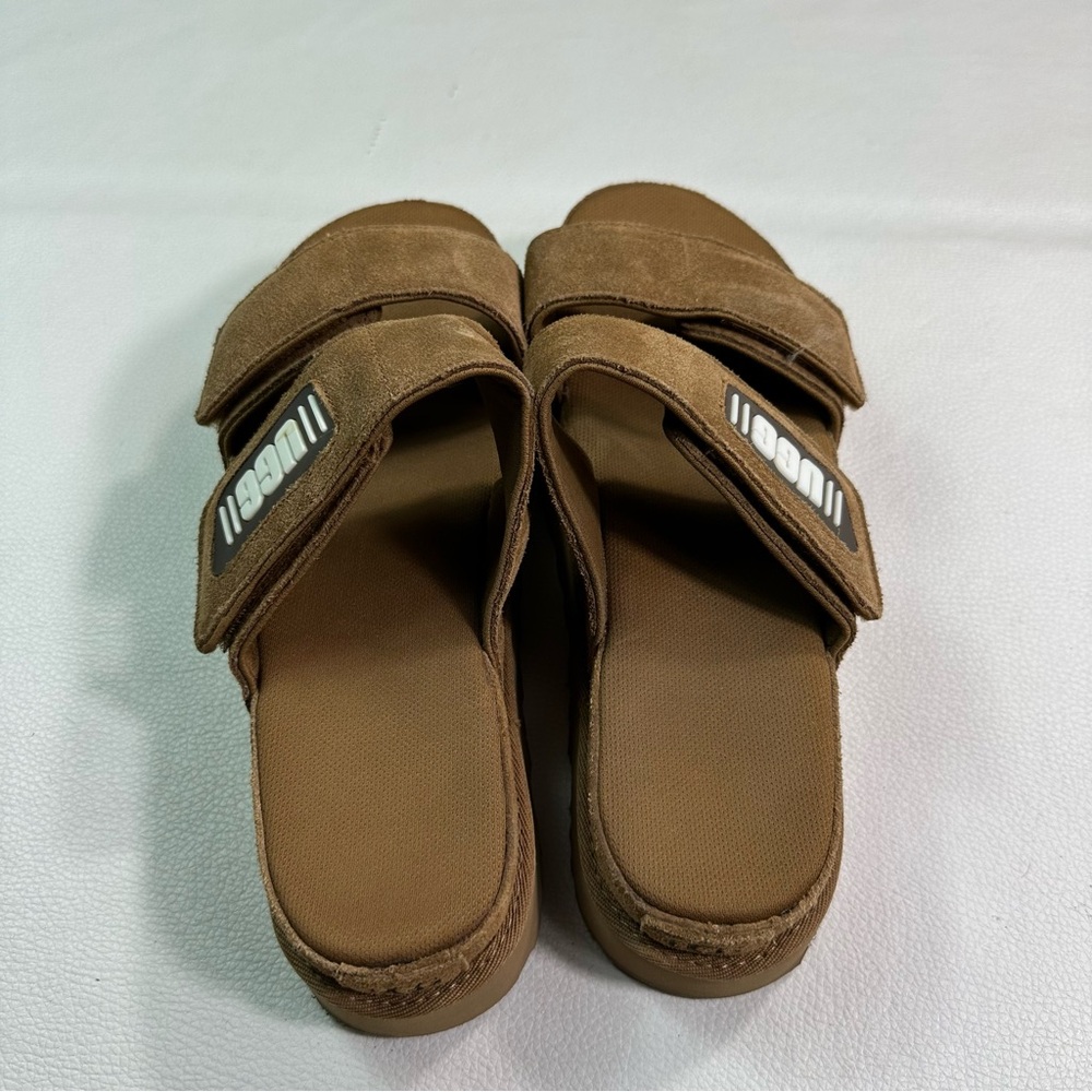 UGG Greer Suede Slip On Platform Sandals - Picture 2 of 7